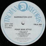 Poor Man Style - Barrington Levy