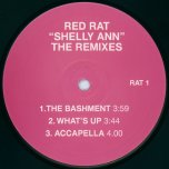 Shelly Ann (The Bashment) / Shelly Ann (What's Up) / Acapella / Shelly Ann (New Shoes And Soca Mix) / Shelly Ann (Dark Ninja) / Shelly Ann (Dark House) - Red Rat
