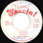 Why Fools / Sign Of The Times Ver - Dennis Brown / Special Players